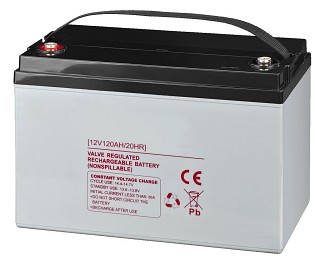 Bateras recargables y bateras, Batera de plomo recargable, 12 V AKKU-12/120