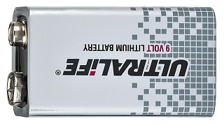 Rechargeable batteries and batteries, 9 V lithium battery, high-energy ULTRALIFE