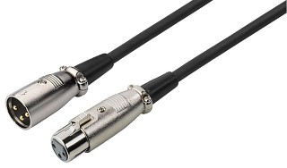 Cables de micrfono: XLR, Cables XLR MEC-1500/SW
