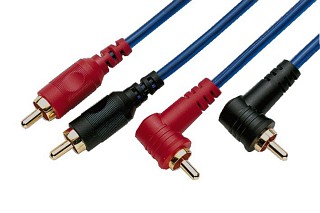 Cinch-Kabel, Stereo-Audio-Verbindungskabel AC-082/BL