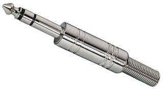Stecker und Kupplungen: Klinke 6,3 mm, 6,3-mm-Klinkenstecker T-213PM