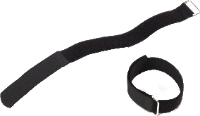 Cable, accessories - cable ties and velcro tape, Cable tie hook & loop 20 x 2,0 cm black, blue, green, red or yellow