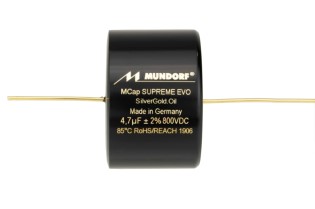 MCAP EVO capacitors, MCAP Supreme EVO Silver Gold oil