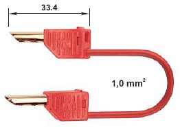 Stecker, Vergoldete Bananenstecker BS8 für Kabel bis 10 mm²