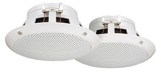 Wall and ceiling speakers: Low-impedance / 100 V, Pair of flush-mount speakers SPE-230/WS