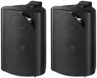 Wall and ceiling speakers: Low-impedance / 100 V, Pair of 2-way speaker systems, 45 W<sub>MAX</sub>, 4   MKS-34/SW