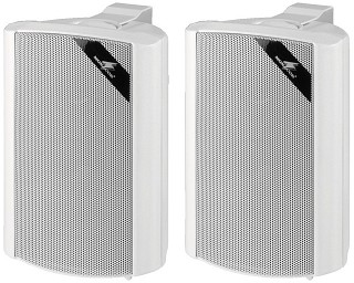 Wall and ceiling speakers: Low-impedance / 100 V, Pair of universal PA speaker systems EUL-30/WS