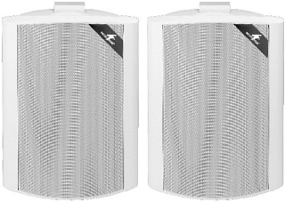 Wall and ceiling speakers: Low-impedance / 100 V, Pair of universal PA speaker systems EUL-80/WS