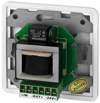 Lautstärkeregelung und Zubehör, ELA-Einbau-Lautstärkesteller mit 24-V-Pflichtempfangsrelais ATT-312PEU