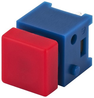 Selbstbau: Schalter und Taster, Miniatur-Anreih-Print-Drucktaster MS-660/RT