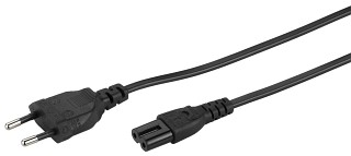 Mains voltage: Mains cables and connectors, Mains cable ADC-120VDE