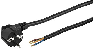 Mains voltage: Mains cables and connectors, Mains cable AC-210/SW