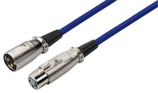 Mikrofonkabel: XLR, XLR-Kabel MEC-20/BL