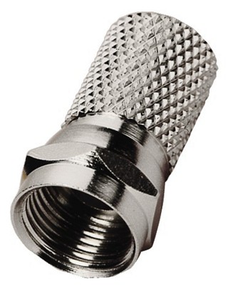 Plugs and inline jacks: F-standard, F screw plug, inside: Ø 6.5 mm for cables: Ø 7 mm FCH-14