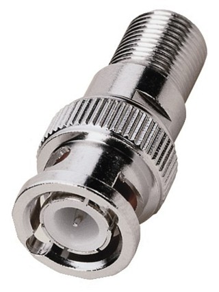 Plugs and inline jacks: F-standard, Adapter F screw jack/BNC plug FCH-20