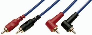 Cinch-Kabel, Stereo-Audio-Verbindungskabel AC-302/BL