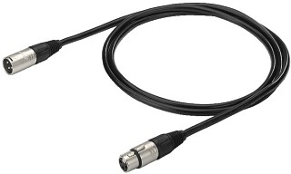 Mikrofonkabel: XLR, XLR-Kabel MECN-100/SW
