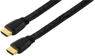 Cinch-Kabel, HDMI -High-Speed-Verbindungsflachkabel HDMC-500F/SW