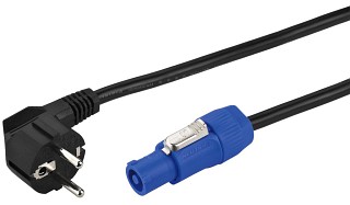 Mains voltage: Powercon, Mains cable AAC-115P