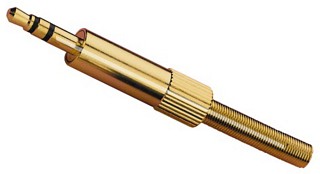 Stecker und Kupplungen: Klinke 3,5 mm, 3,5-mm-Stereo-Klinkenstecker PG-303PG
