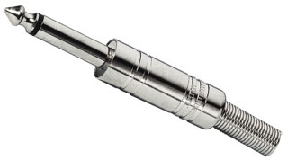 Stecker und Kupplungen: Klinke 6,3 mm, 6,3-mm-Klinkenstecker T-208