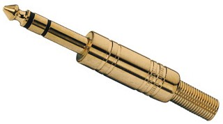 Stecker und Kupplungen: Klinke 6,3 mm, 6,3-mm-Klinkenstecker T-213PMG