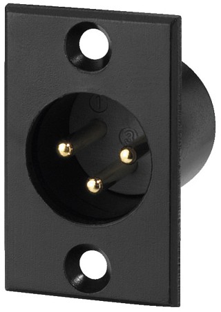 Plugs and inline jacks: XLR, XLR panel connectors, 3 poles NC-506/P