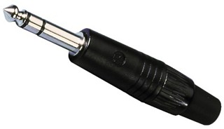 Stecker und Kupplungen: Klinke 6,3 mm, NEUTRIK-6,3-mm-Klinkenstecker NP-3CBAGP