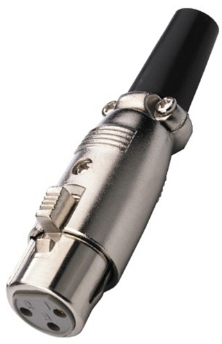 Plugs and inline jacks: XLR, XLR connectors, 3 poles NC-407/J