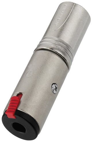 Adapter: XLR, NEUTRIK-Adapter XLR/6,3-mm-Stereo-Klinkenkupplung NA-3MJ