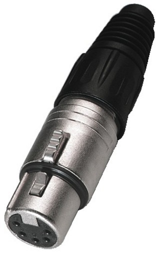 Plugs and inline jacks: XLR, XLR connectors, 5 poles NC-5FX