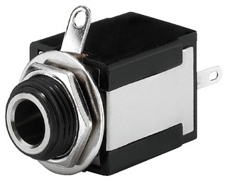 Stecker und Kupplungen: Klinke 6,3 mm, 6,3-mm-Stereo- und Mono-Klinken-Einbaubuchsen T-636I