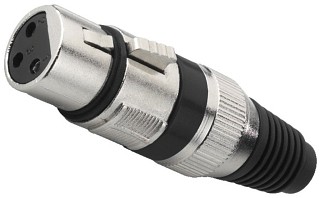 Plugs and inline jacks: XLR, XLR Inline Jacks, 3 poles XLR-207J/SW