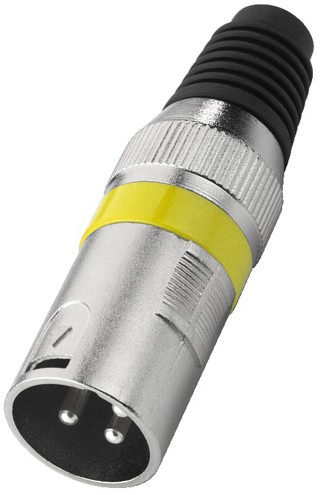 Plugs and inline jacks: XLR, XLR Plugs, 3 poles XLR-207P/GE