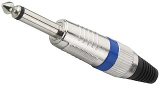 Stecker und Kupplungen: Klinke 6,3 mm, 6,3-mm-Klinkenstecker, mono T-110/BL