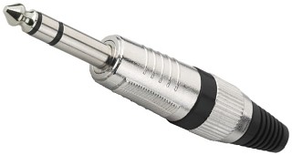 Stecker und Kupplungen: Klinke 6,3 mm, 6,3-mm-Klinkenstecker, stereo T-120/SW