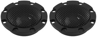 Wall and ceiling speakers: Low-impedance / 100 V, Pair of dome tweeters, 100 WMAX, 60 WRMS, 4  , DT-284