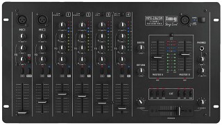 Mischpulte und Mixer: DJ-Mischpulte, 6-Kanal-Stereo-Mischpult MPX-206/SW