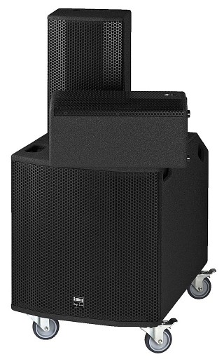 PA systems: Compact PA, Compact professional active PA system, 1,200 WMAX, 600 WRMS, PROTON-15MK2