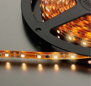 Zubehör Lichttechnik, Flexible LED-Streifen, 12 V Gleichstrom , feuchtigkeitsgeschützte Version LEDS-5MP/WWS